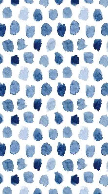 Rollo in blauer Farbe