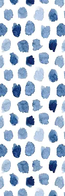 Rollo in blauer Farbe
