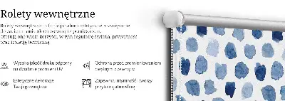 Rollo in blauer Farbe