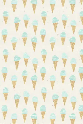 Rollo für Fenster mit Eiscreme in der Waffel Motiv
