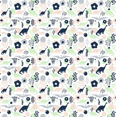 Fensterrollo mit buntem Dinosaurier-Motiv