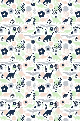 Fensterrollo mit buntem Dinosaurier-Motiv