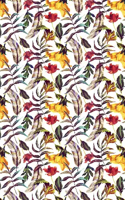 Fensterrollo für den Innenbereich mit bunten Blumenmustern