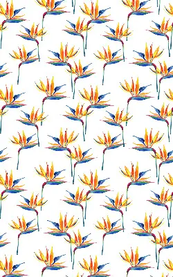 Fensterrollo für den Innenbereich mit Motiv bunte Blätter