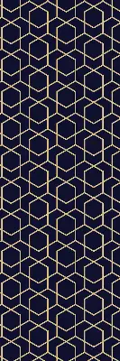 Fensterrollo mit 3D Würfel Motiv