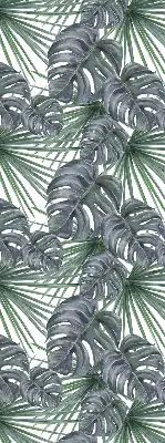 Rollo mit Blättermotiv