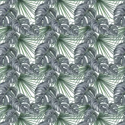 Rollo mit Blättermotiv
