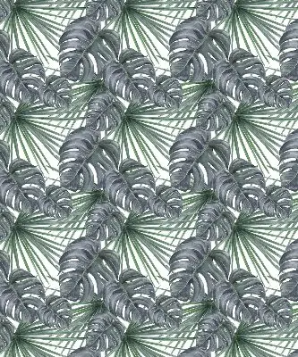 Rollo mit Blättermotiv