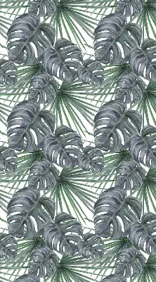 Rollo mit Blättermotiv