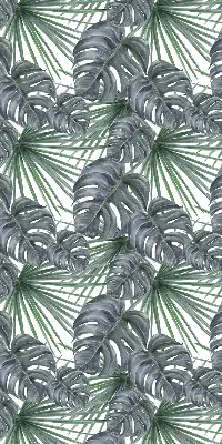 Rollo mit Blättermotiv