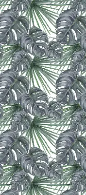 Rollo mit Blättermotiv