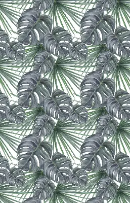Rollo mit Blättermotiv