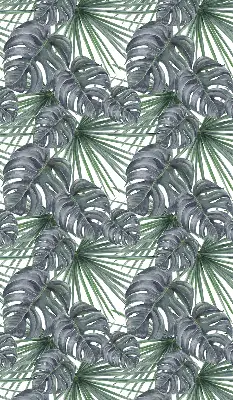 Rollo mit Blättermotiv