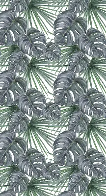 Rollo mit Blättermotiv