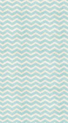 Fensterrollo für den Innenbereich mit blauem Zickzack-Muster