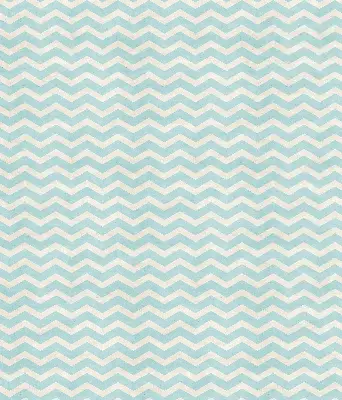 Fensterrollo für den Innenbereich mit blauem Zickzack-Muster
