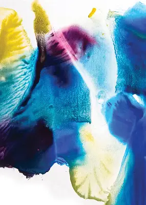 Fensterrollo mit Motiv eines gemalten Bildes