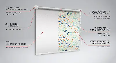 Fensterrollo in der Ausführung Eberesche