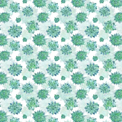 Fensterrollo mit grünem Blumenmuster