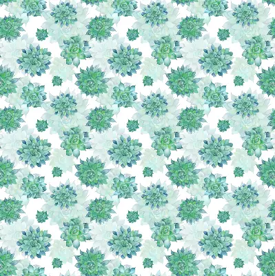 Fensterrollo mit grünem Blumenmuster