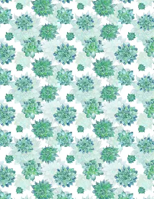 Fensterrollo mit grünem Blumenmuster
