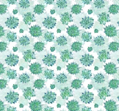 Fensterrollo mit grünem Blumenmuster