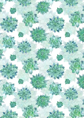 Fensterrollo mit grünem Blumenmuster