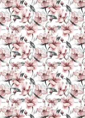Rollo Fenster mit Motiv blühender Rosen