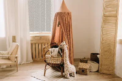 Fensterrollo in der Ausführung Tanne