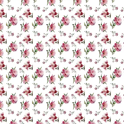 Fensterrollo für den Innenbereich mit Motiv einer rosa Blume
