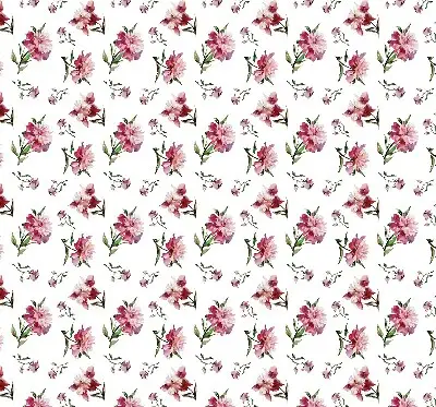 Fensterrollo für den Innenbereich mit Motiv einer rosa Blume
