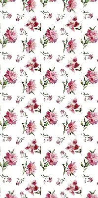 Fensterrollo für den Innenbereich mit Motiv einer rosa Blume