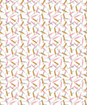 Fensterrollo bunte Stifte
