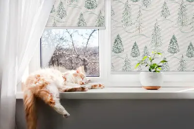 Rollo mit Baummotiv