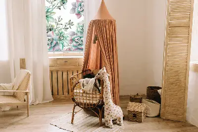 Fensterrollo mit Motiv grüner Pflanzen
