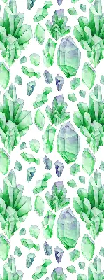 Fensterrollo für den Innenbereich in der Farbe Grüne Kristalle