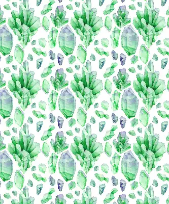 Fensterrollo für den Innenbereich in der Farbe Grüne Kristalle