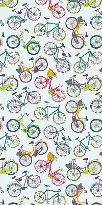 Rollo für Fenster fahrradähnlich