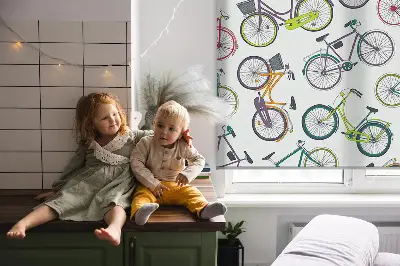 Rollo für Fenster fahrradähnlich