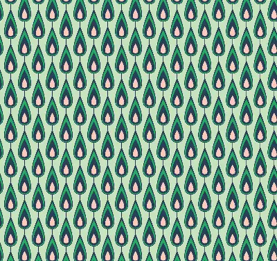 Rollo Fenster mit Motiv einer gezeichneten Avocado