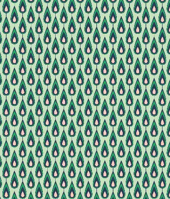 Rollo Fenster mit Motiv einer gezeichneten Avocado