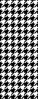 Fensterrollo mit geometrischem Muster