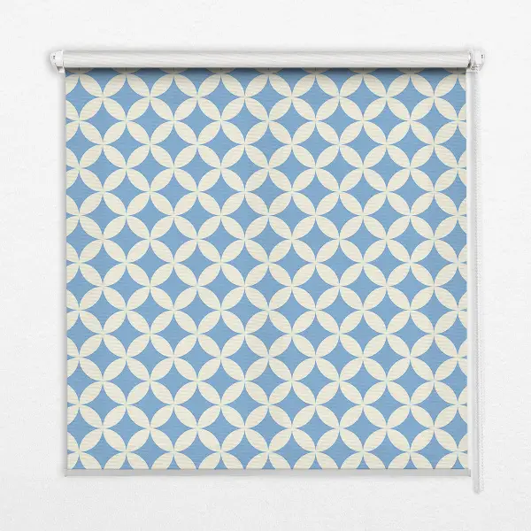 Rollo mit blauem Sternenmuster