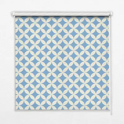Rollo mit blauem Sternenmuster
