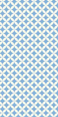 Rollo mit blauem Sternenmuster