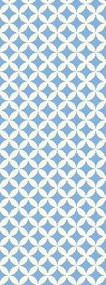 Rollo mit blauem Sternenmuster