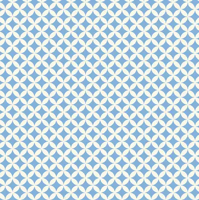 Rollo mit blauem Sternenmuster