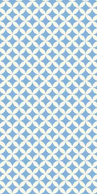 Rollo mit blauem Sternenmuster