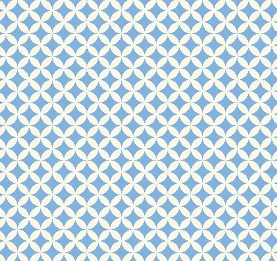 Rollo mit blauem Sternenmuster
