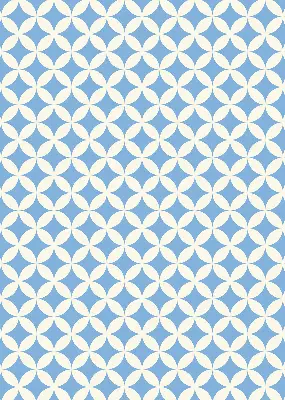 Rollo mit blauem Sternenmuster